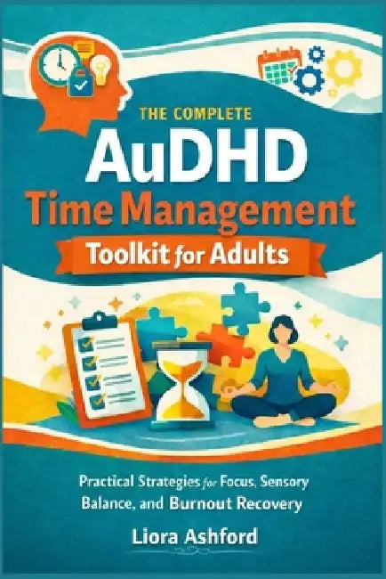 The Complete AuDHD Time Management Toolkit for Adults: Practical Strategies for Focus, Sensory Balance, and Burnout Recovery by Liora Ashford
