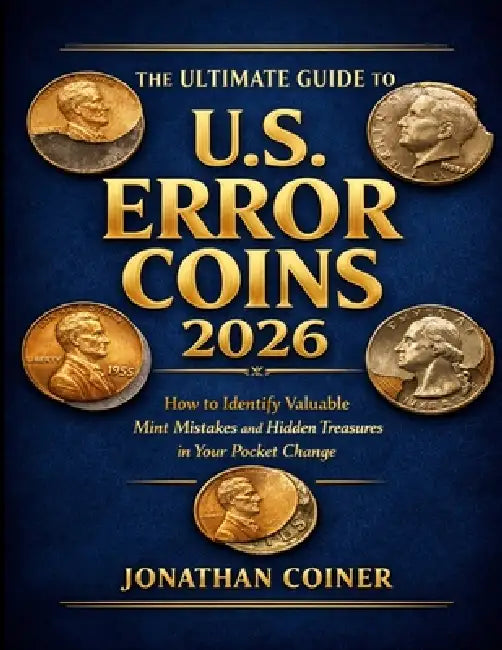 The Ultimate Guide to U.S. Error Coins 2026: How to Identify Valuable Mint Mistakes and Hidden Treasures in Your Pocket Change by Jonathan Coiner