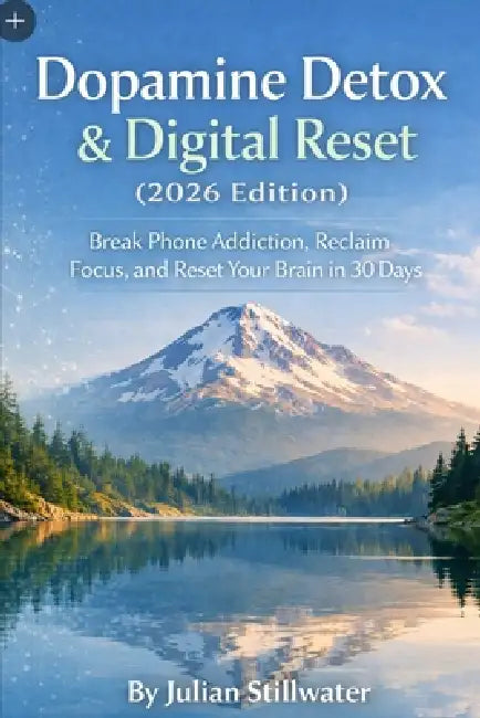 Dopamine Detox & Digital Reset (2026 Edition): Break Phone Addiction, Reclaim Focus, and Reset Your Brain in 30 Days by Julian Stillwater