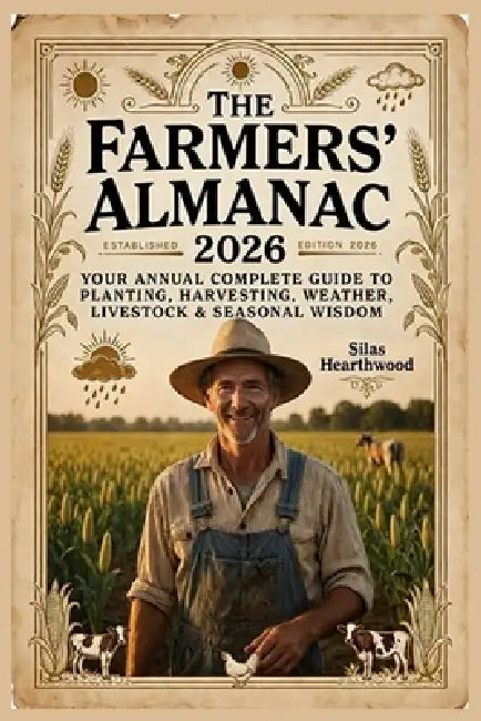 The Farmers' Almanac 2026: Your Annual Complete Guide to Planting, Harvesting, Weather, Livestock & Seasonal Wisdom by Silas Heartwood