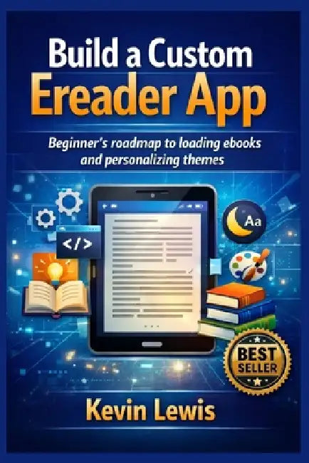 Build a Custom Ereader App: Beginner's roadmap to loading ebooks and personalizing themes by Kevin Lewis