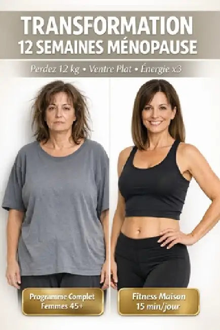 Transformation 12 Semaines Ménopause: Perdez 12 kg Ventre Plat: Programme Fitness Nutrition Complet Femmes 45-55 ans Bouffées Chaleur Énergie x3 15 mi by Marie Spoelhout