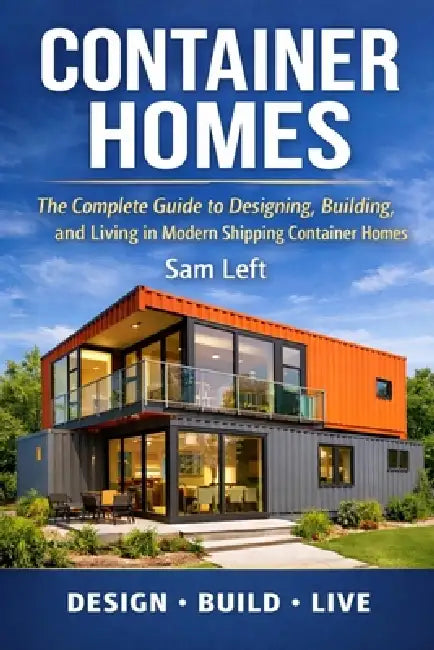 Container Homes: The Complete Guide to Designing, Building, and Living in Modern Shipping Container Homes by Sam Left