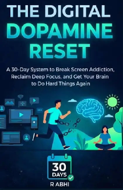 The Digital Dopamine Reset: A 30-Day System to Break Screen Addiction, Reclaim Deep Focus, and Get Your Brain to Do Hard Things Again by R. Abhi