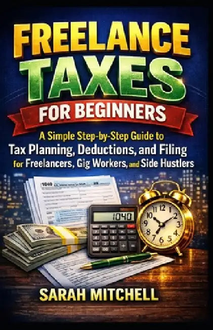 Freelance Taxes for Beginners: A Simple Step-by-Step Guide to Tax Planning, Deductions, and Filing for Freelancers, Gig Workers, and Side Hustlers by Sarah Mitchell
