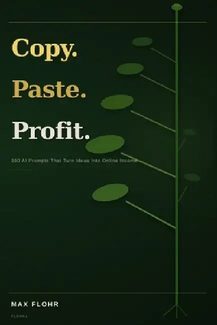 Copy Paste Profit: 100 Ai Prompt That Will Make You Money by Max Florra