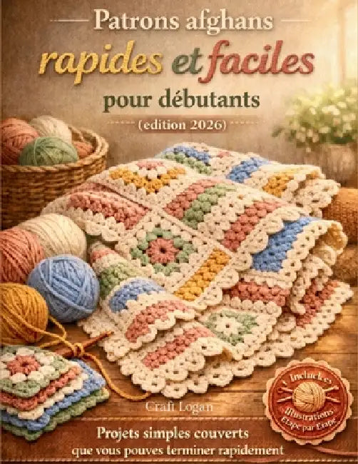 Patrons afghans rapides et faciles pour débutants (édition 2026): Projets simples couverts que vous pouvez terminer rapidement by Craft Logan