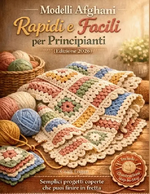Modelli Afghani Rapidi e Facili per Principianti (Edizione 2026): Semplici progetti coperte che puoi finire in fretta by Craft Logan