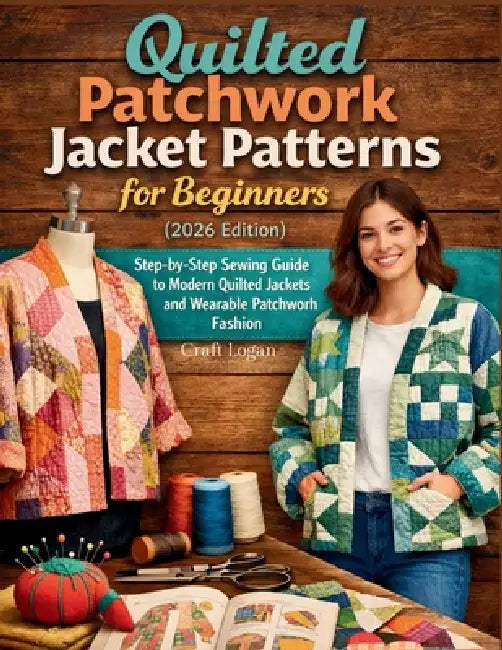 Quilted Patchwork Jacket Patterns for Beginners (2026 Edition): Step-by-Step Sewing Guide to Modern Quilted Jackets and Wearable Patchwork Fashion by Craft Logan