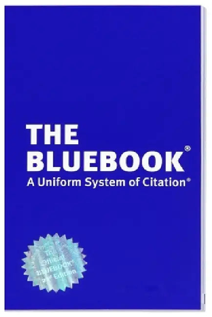 The Bluebook by Robert Moronta