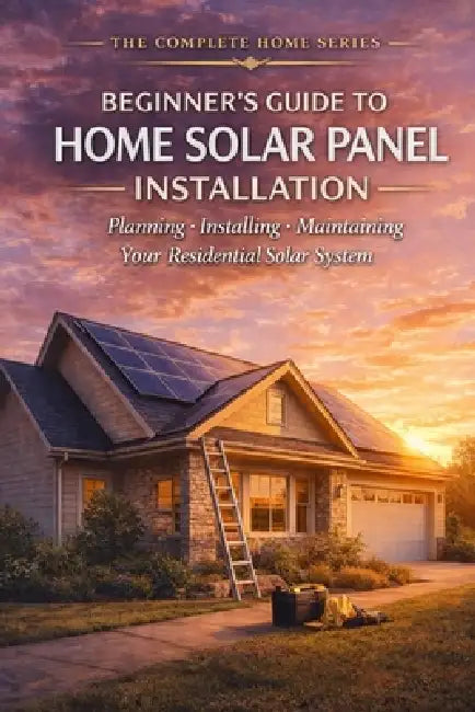 Beginner's Guide to Home Solar Panel Installation: A Step-by-Step Manual for Planning, Installing and Maintaining Your Residential Solar System by Talor Press