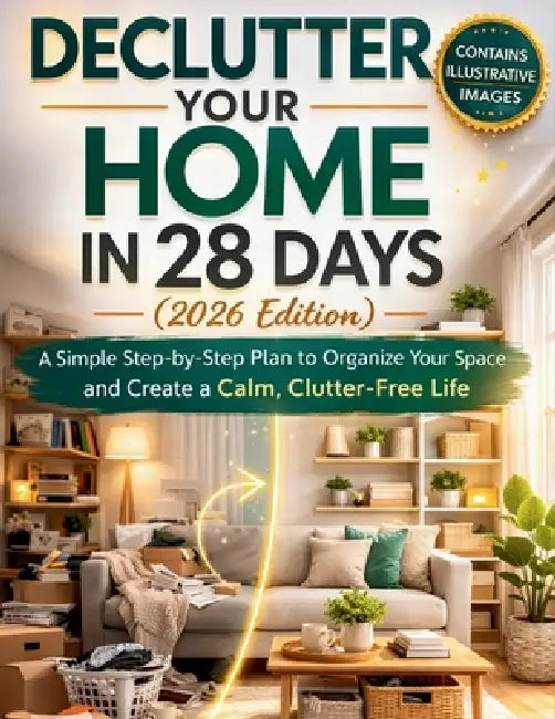 DECLUTTER YOUR HOME IN 28 DAYS (2026 Edition): A Simple Step-by-Step Plan to Organize Your Space and Create a Calm, Clutter-Free Life by Craft Logan