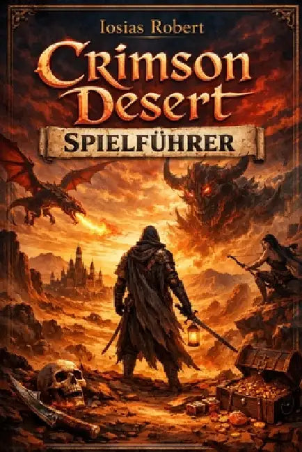 Crimson Desert Spielführer: Die Wüste erinnert sich: Geheimnisse, Signaturen und der Preis des Überlebens by Iosias Robert