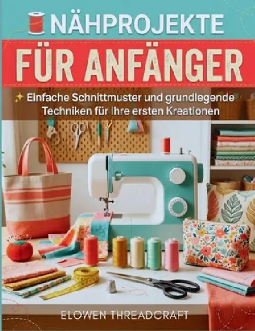 Nähprojekte Für Anfänger: Einfache Schnittmuster und grundlegende Techniken für Ihre ersten Kreationen by Elowen Threadcraft
