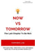 Now Vs Tomorrow