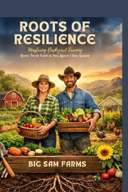Roots of Resilience: Mastering Backyard Farming Grow Fresh Food In Any Space Any Season by Big Sam Farms
