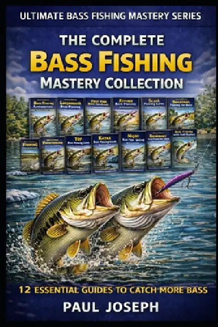 The Complete Bash Fishing Mastery Collection (12-Book Bundle): 12 Essential Guides to Catch More Bass in Every Season, Location, and Condition by Paul Joseph