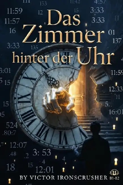 Das Zimmer hinter der Uhr: A German Graded Reader of Mystery, Memory, and Time: An Intermediate Novel for Language Learners (Level B1-B2) by Victor Ironscrusher