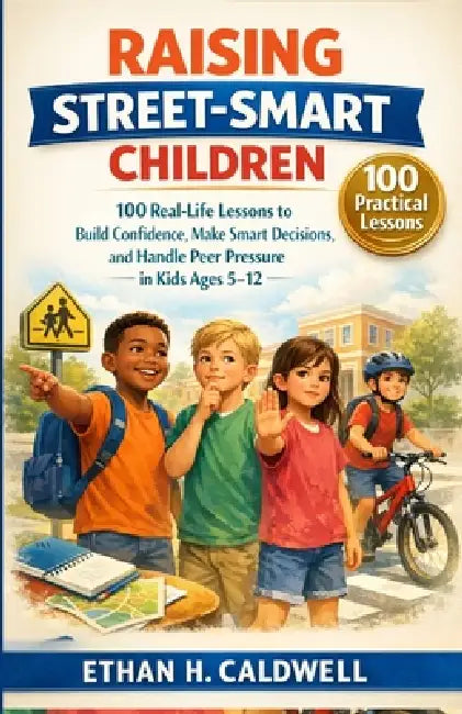 Raising Street-Smart Children: 100 Real-Life Lessons to Build Confidence, Make Smart Decisions, and Handle Peer Pressure in Kids Ages 5-12 by Ethan H. Caldwell