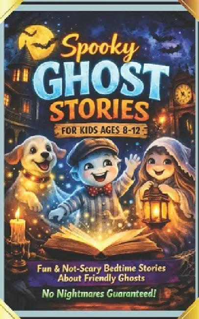 Spooky Ghost Stories for Kids Ages 8-12 Fun & Not-Scary Bedtime Stories About Friendly Ghosts (No Nightmares Guaranteed!): 15 Cozy, Funny & Heartwarmi by Louis Casper Grynderup