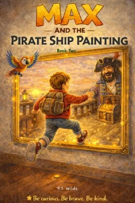 Max And The Pirate Ship Painting