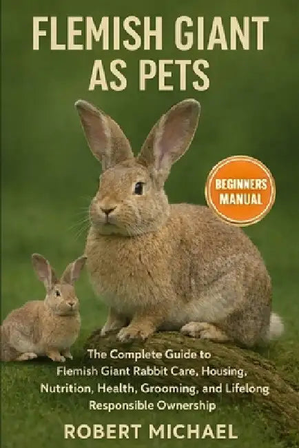 Flemish Giant as Pets: The Complete Guide to Flemish Giant Rabbit Care, Housing, Nutrition, Health, Grooming, and Lifelong Responsible Ownership by Robert Michael