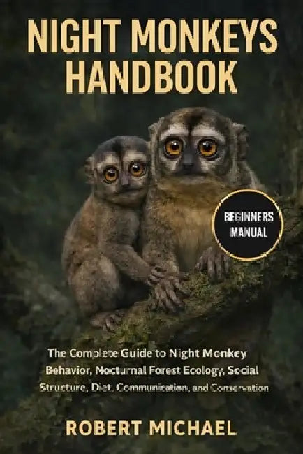 Night Monkeys Handbook: The Complete Guide to Night Monkey Behavior, Nocturnal Forest Ecology, Social Structure, Diet, Communication, and Conservation by Robert Michael