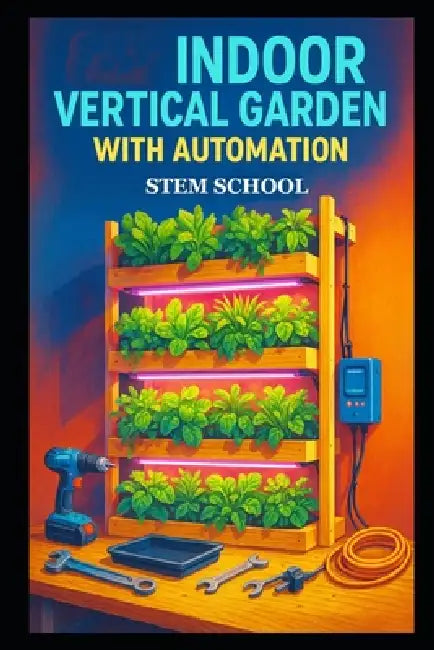 Indoor Vertical Garden with Automation: Build a Smart Space-Saving Garden with Automated Watering and Sustainable Indoor Growing by Stem School