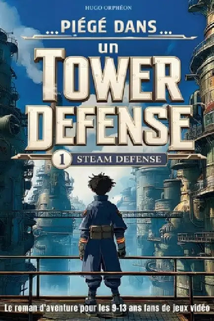 Piégé dans un Tower Defense: Steam Defense. Roman fantastique illustré en couleurs. Le cadeau idéal pour les filles et garçons de 9 à 13 ans fans de j by Hugo Orphéon