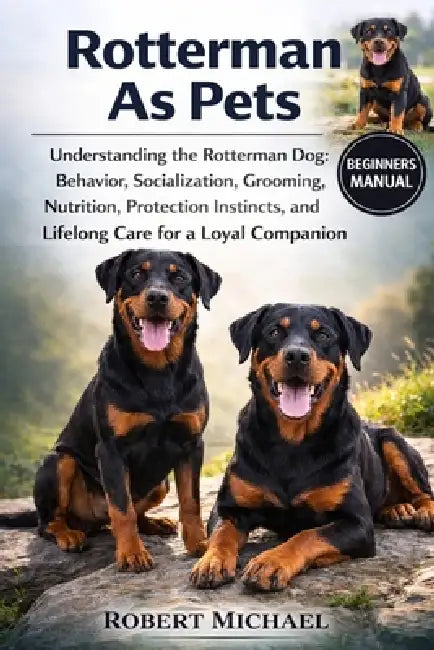 Rotterman as Pets: Understanding the Rotterman Dog: Behavior, Socialization, Grooming, Nutrition, Protection Instincts, and Lifelong Care for a Loyal by Robert Michael