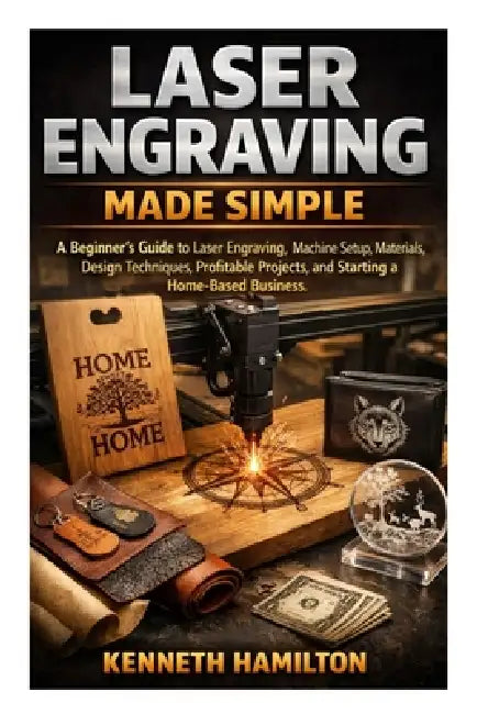 Laser Engraving Made Simple: A Beginner's Guide to Laser Engraving, Machine Setup, Materials, Design Techniques, Profitable Projects, and Starting a H by Kenneth Hamilton