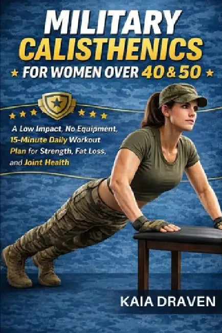 Military Calisthenics for Women Over 40 & 50: A Low Impact, No Equipment, 15-Minute Daily Workout Plan for Strength, Fat Loss, and Joint Health by Kaia Draven