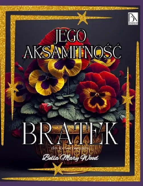 Jego Aksamitnośc Bratek do kolorowania: kolorowanka kwiaty by Bella Mary Wood