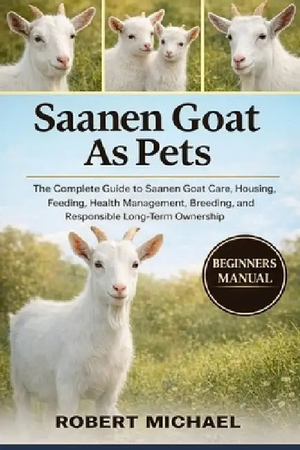 Saanen Goat as Pets: The Complete Guide to Saanen Goat Care, Housing, Feeding, Health Management, Breeding, and Responsible Long-Term Ownership by Robert Michael