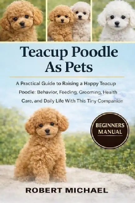 Teacup Poodle as Pets: A Practical Guide to Raising a Happy Teacup Poodle: Behavior, Feeding, Grooming, Health Care, and Daily Life With This Tiny Com by Robert Michael