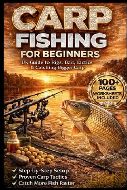 Carp Fishing for Beginners UK 2026: The Complete Guide to Rigs, Bait, Tactics & Catching Bigger Carp Fast by David Melville