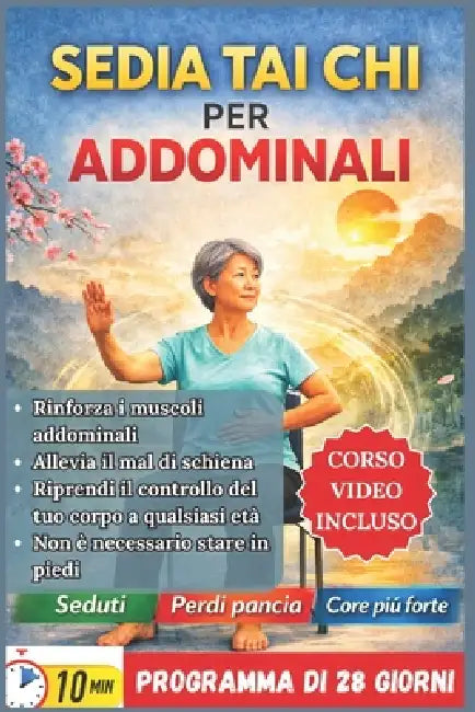 Sedia Tai CHI Per Addominali: Il programma completo passo dopo passo per rafforzare il core, alleviare il mal di schiena e riappropriarsi del corpo a by Jin Tao