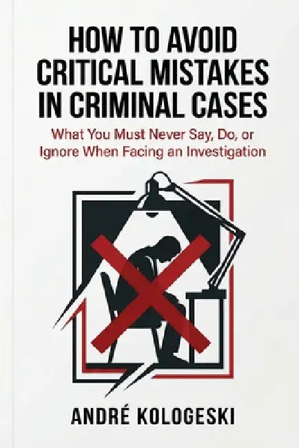 How to Avoid Critical Mistakes in Criminal Cases: What You Must Never Say, Do, or Ignore When Facing an Investigation by André Kologeski