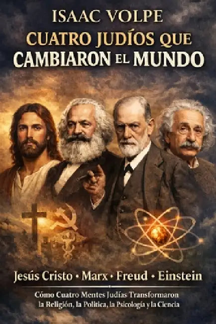 CUATRO JUDÍOS QUE CAMBIARON EL MUNDO. Jesús Cristo. Marx. Freud. Einstein: Cómo cuatro mentes judías transformaron la religión, la política, la psicol by Isaac Volpe