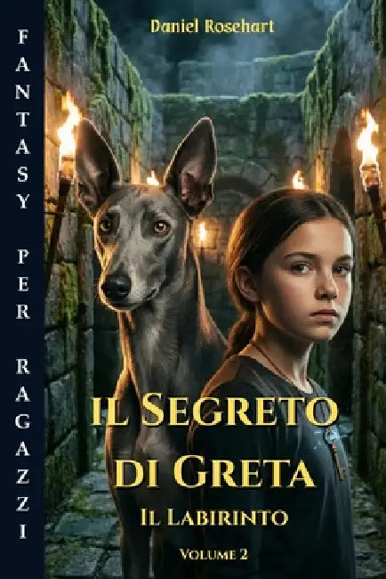 Il Segreto di Greta il Labirinto: Libro di Avventura per ragazzi 12-13 anni. Una Facile lettura dove il coraggio e l'amicizia motiva i ragazzi straord by Daniel Rosehart
