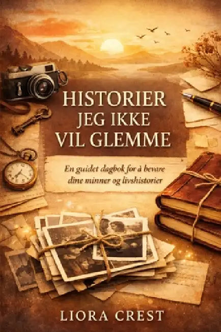 Historier jeg ikke vil glemme: En guidet dagbok for å bevare dine minner, livshistorier og personlige arv by Liora Crest