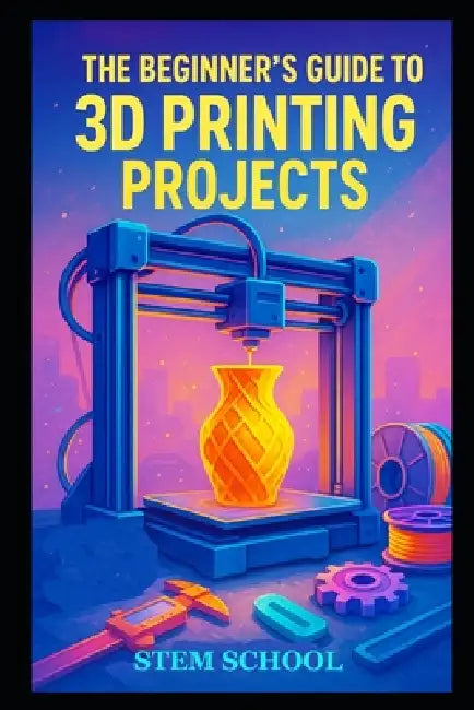The Beginner's Guide to 3D Printing Projects: Easy Step-by-Step Designs and Practical Creations for Students and DIY Enthusiasts by Stem School