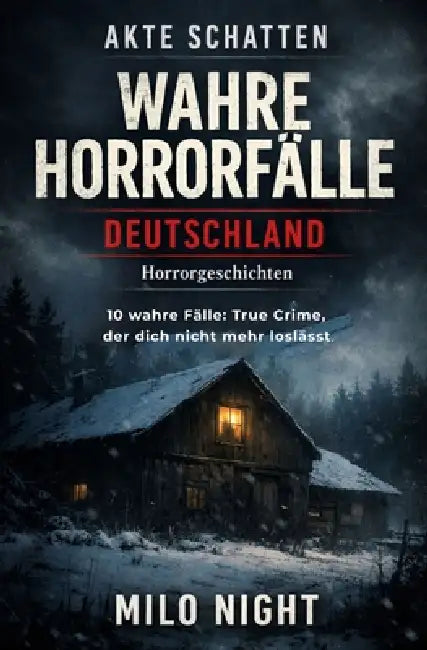 AKTE SCHATTEN - Wahre Horrorfälle: Deutschland Horrorgeschichten: 10 wahre Fälle: True Crime, der dich nicht mehr loslässt. by Milo Night