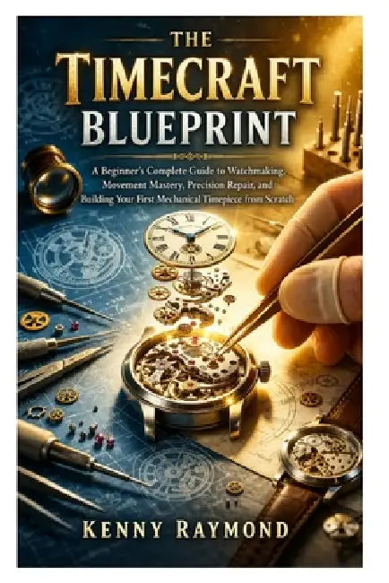 The Timecraft Blueprint: A Beginner's Complete Guide to Watchmaking, Movement Mastery, Precision Repair, and Building Your First Mechanical Timepiece by Kenny Raymond