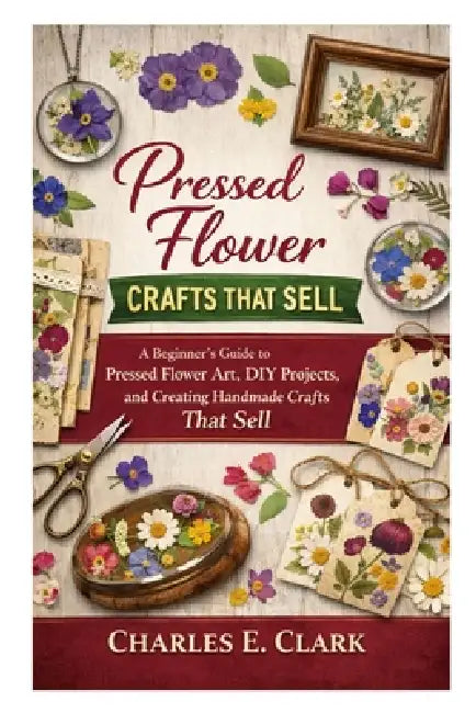 Pressed Flower Crafts That Sell: A Beginner's Guide to Pressed Flower Art, DIY Projects, and Creating Handmade Crafts That Sell by Charles E. Clark