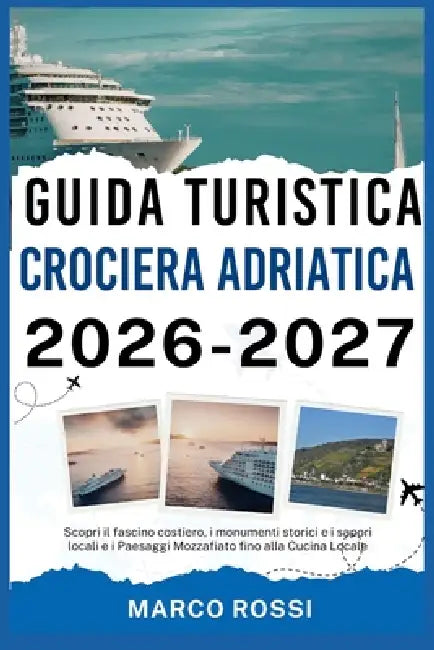 Guida Turistica Crociera Adriatica 2026-2027: Scopri il fascino costiero, i monumenti storici e i sapori locali e i Paesaggi Mozzafiato fino alla Cuci by Marco Rossi