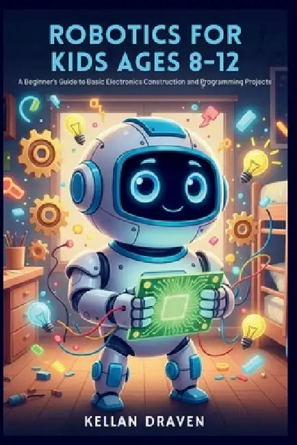 Robotics for Kids Ages 8-12: A Beginner's Guide to Basic Electronics Construction and Programming Projects by Kellan Draven