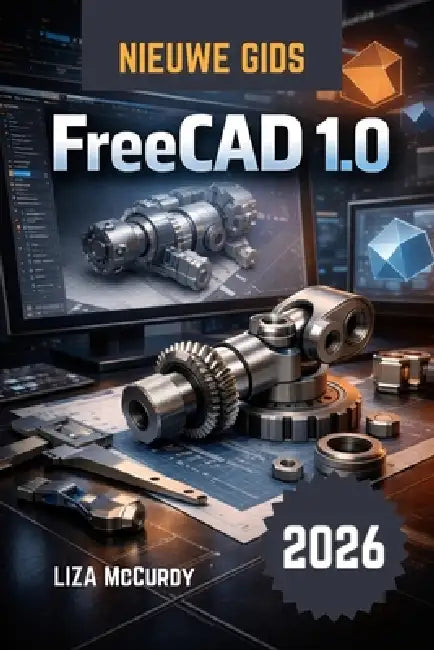 FreeCAD 1.0 Gebruikershandleiding 2026: Gratis professioneel 3D-ontwerp: maak bewerkbare modellen, perfect passende machines, voer tests uit, plan sne by Liza McCurdy, Liza McCurdy