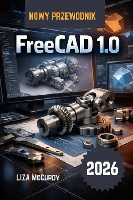 FreeCAD 1.0 Instrukcja użytkownika 2026: Darmowe profesjonalne projektowanie 3D: Twórz edytowalne modele, idealnie dopasowane maszyny, przeprowad by Liza McCurdy, Liza McCurdy
