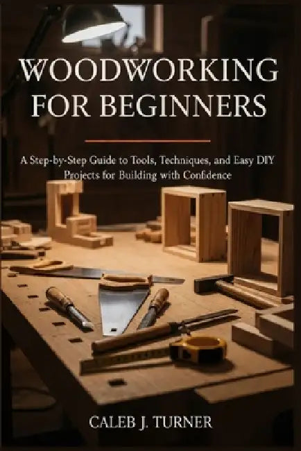 Woodworking for Beginners: A Step-by-Step Guide to Tools, Techniques, and Easy DIY Projects for Building with Confidence by Caleb J. Turner